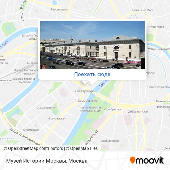 Карта Музей Истории Москвы
