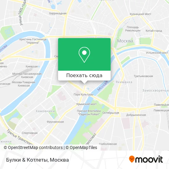 Карта Булки & Котлеты