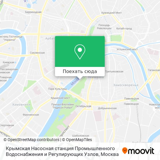 Карта Крымская Насосная станция Промышленного Водоснабжения и Регулирующих Узлов