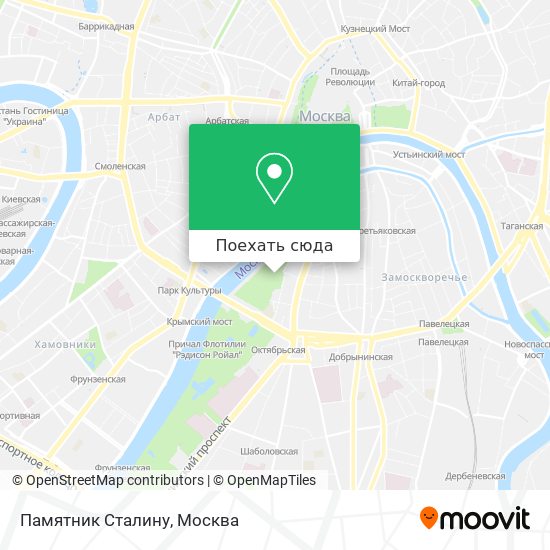 Карта Памятник Сталину
