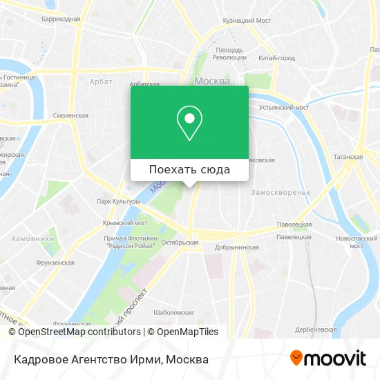 Карта Кадровое Агентство Ирми