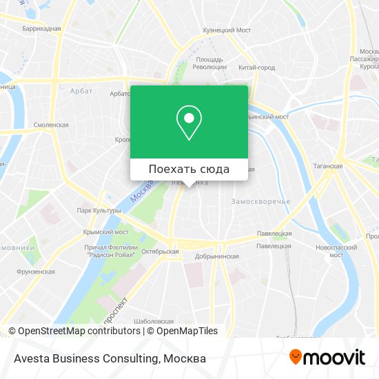 Карта Avesta Business Consulting