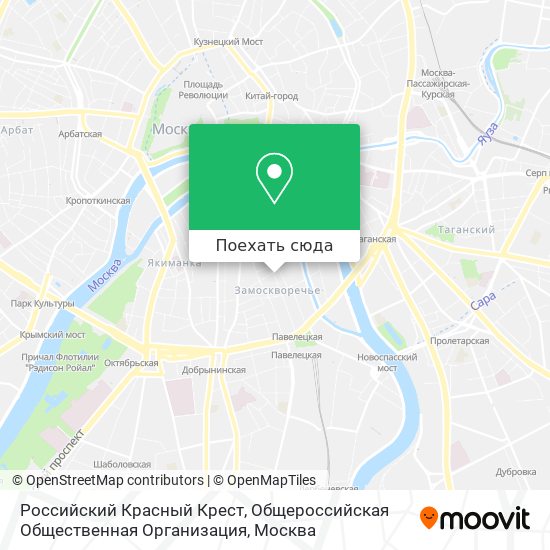 Карта Российский Красный Крест, Общероссийская Общественная Организация