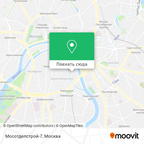 Карта Мосотделстрой-7