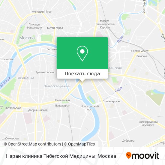 Карта Наран клиника Тибетской Медицины