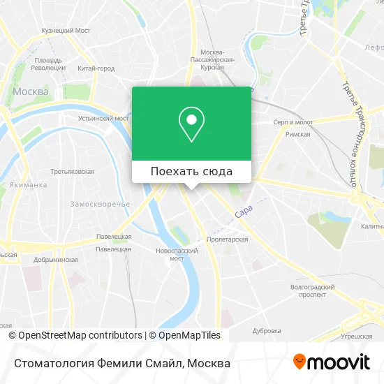 Карта Стоматология Фемили Смайл