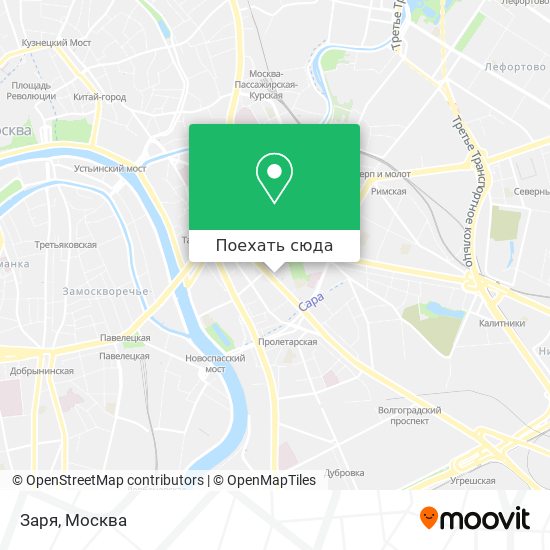 Карта Заря