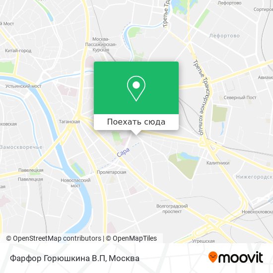 Карта Фарфор Горюшкина В.П
