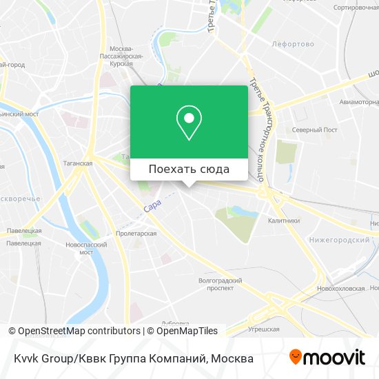 Карта Kvvk Group / Кввк Группа Компаний