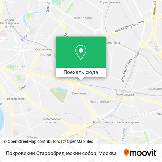 Карта Покровский Старообрядческий собор