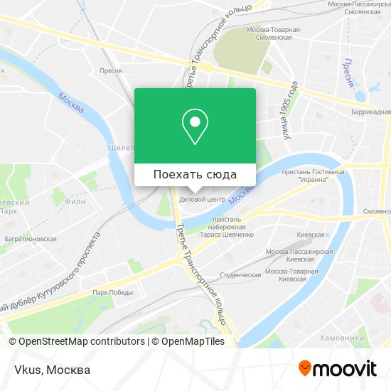 Карта Vkus