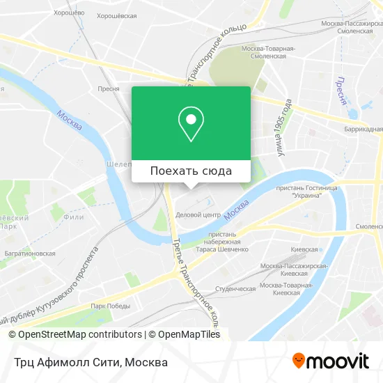Карта Трц Афимолл Сити
