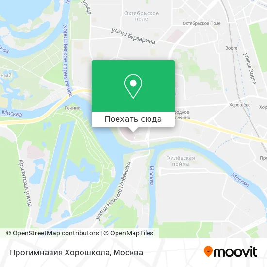 Карта Прогимназия Хорошкола
