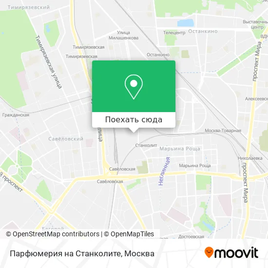 Карта Парфюмерия на Станколите