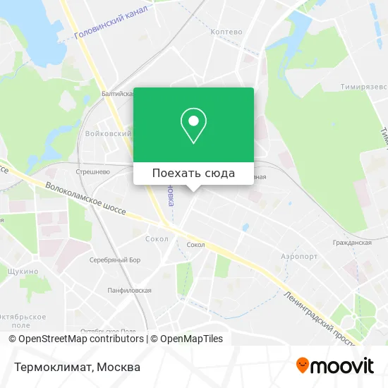 Карта Термоклимат