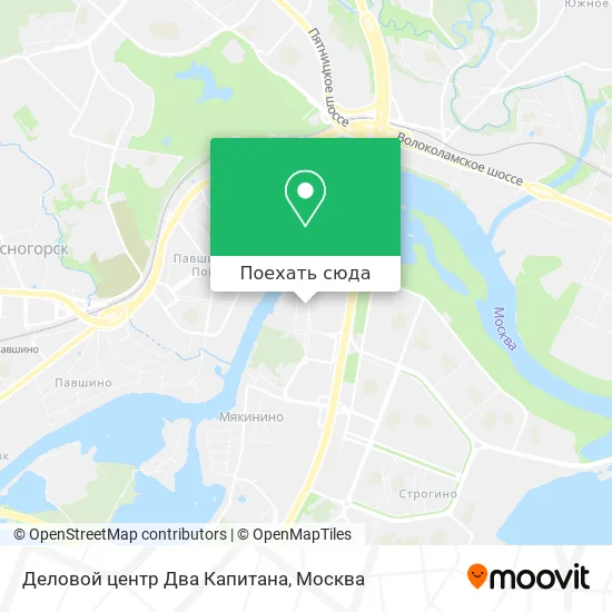 Карта Деловой центр Два Капитана