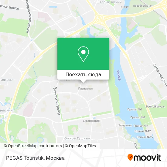 Карта PEGAS Touristik