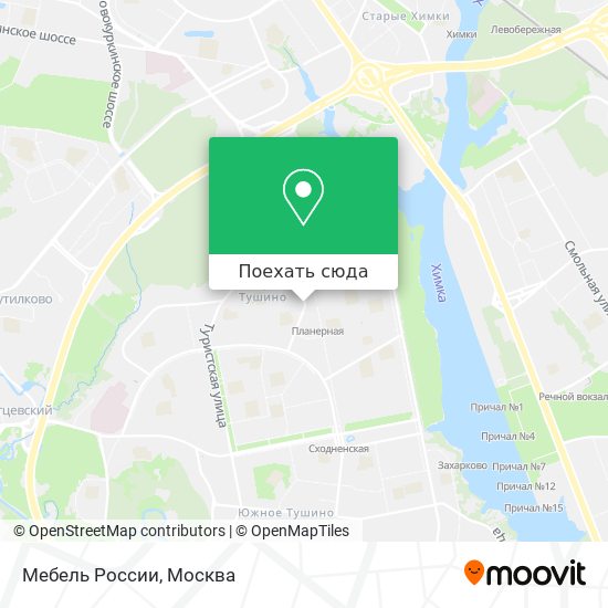 Карта Мебель России