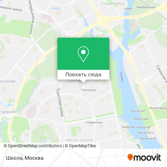 Карта Школа