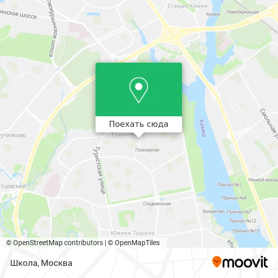 Карта Школа