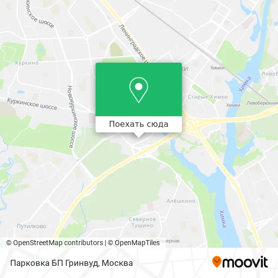 Карта Парковка БП Гринвуд