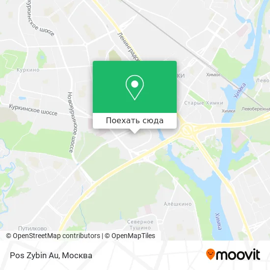 Карта Pos Zybin Au