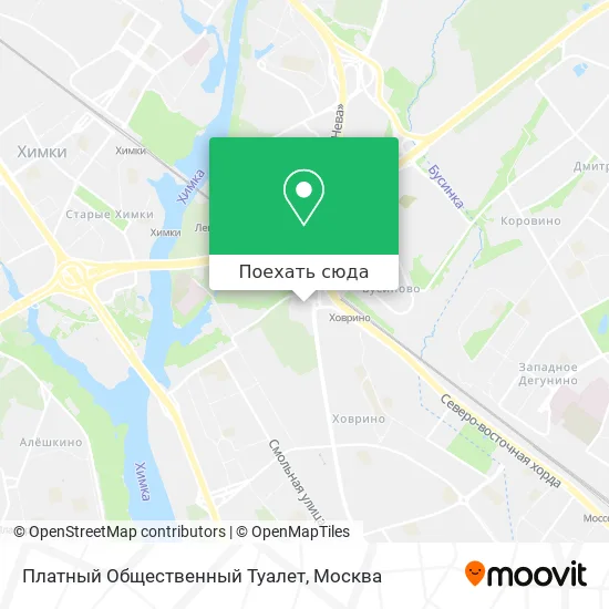 Карта Платный Общественный Туалет