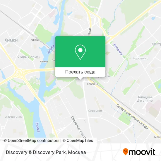 Карта Discovery & Discovery Park