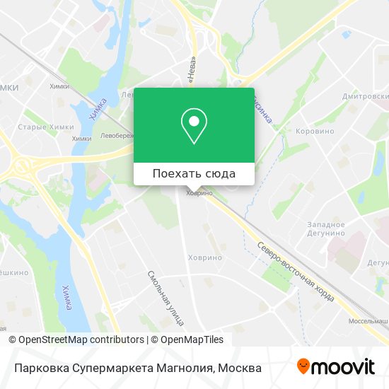 Карта Парковка Супермаркета Магнолия