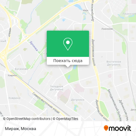 Карта Мираж