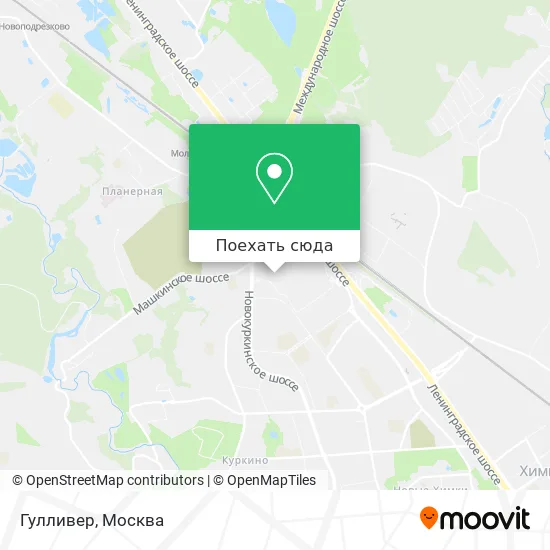 Карта Гулливер