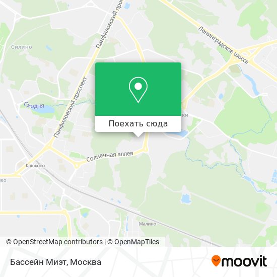 Карта Бассейн Миэт