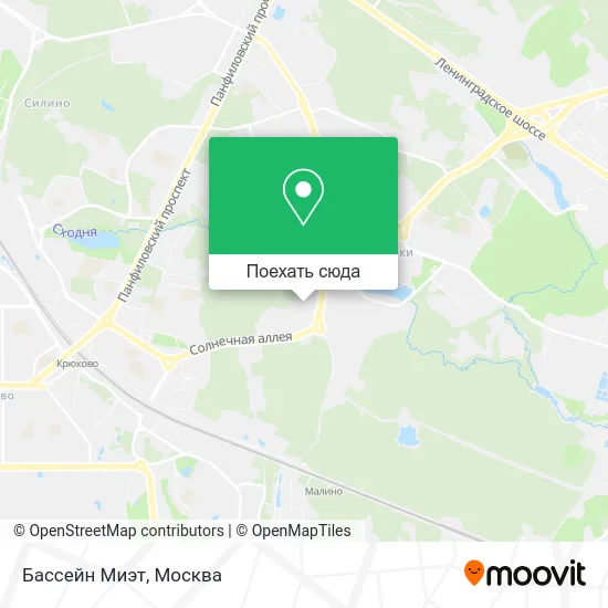 Карта Бассейн Миэт