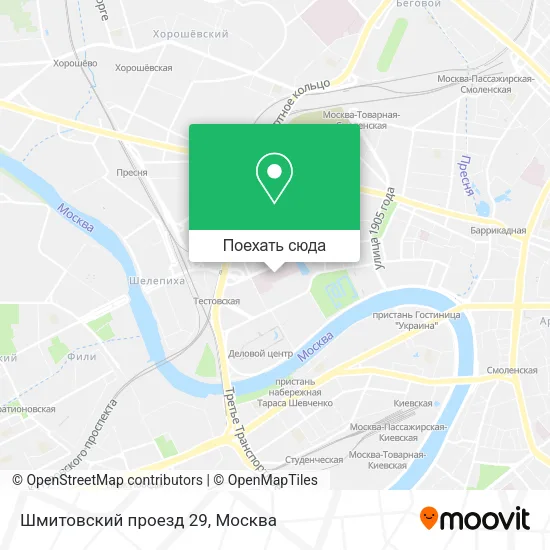 Карта Шмитовский проезд 29