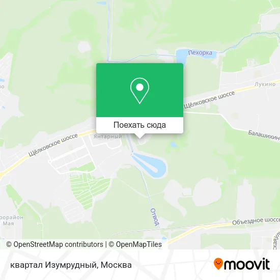 Карта квартал Изумрудный