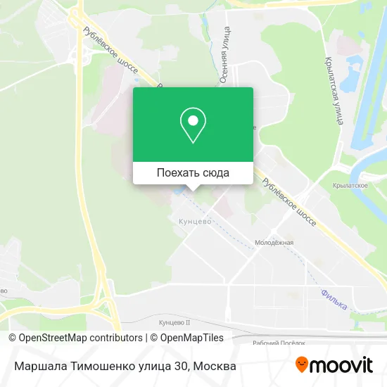 Карта Маршала Тимошенко улица 30