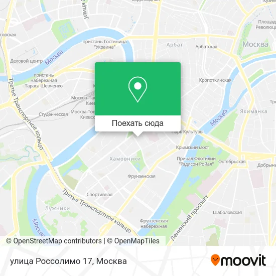 Карта улица Россолимо 17