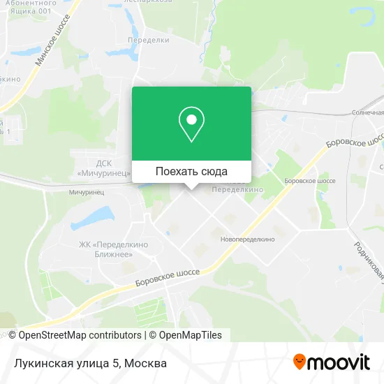 Карта Лукинская улица 5
