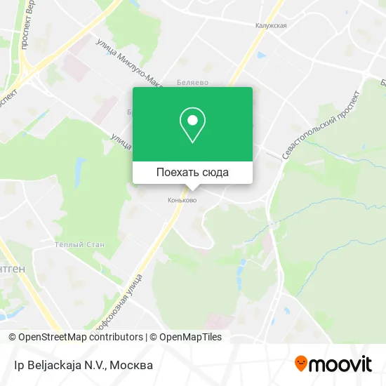 Карта Ip Beljackaja N.V.