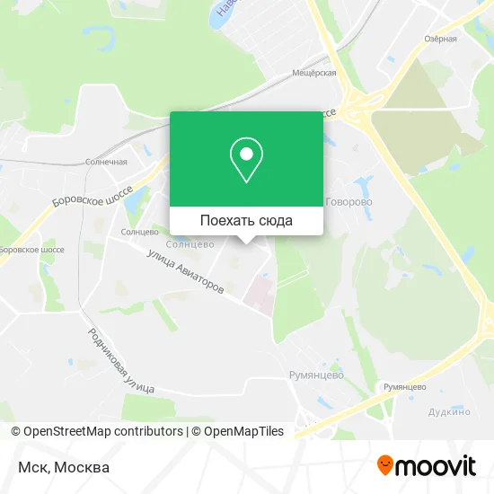 Карта Мск