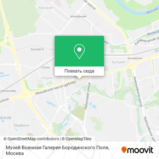 Карта Музей Военная Галерея Бородинского Поля