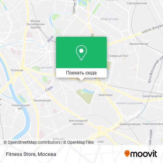 Карта Fitness Store