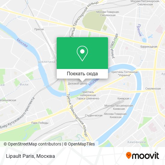 Карта Lipault Paris