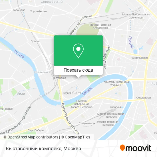 Карта Выставочный комплекс