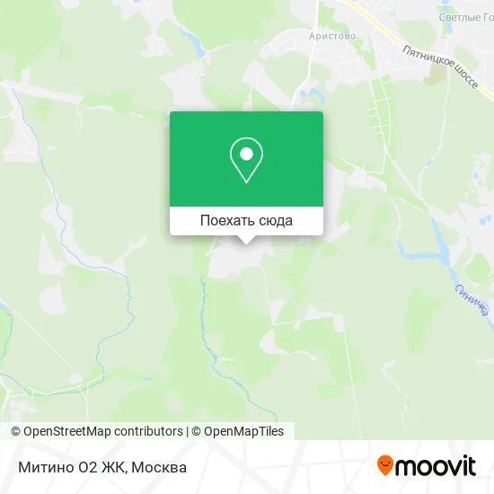 Карта Митино О2 ЖК