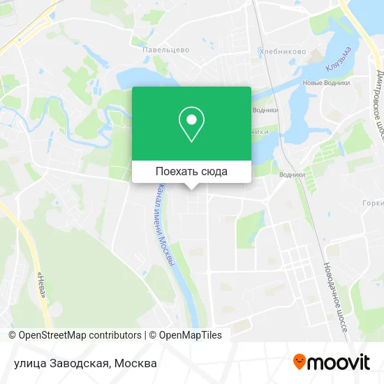 Карта улица Заводская