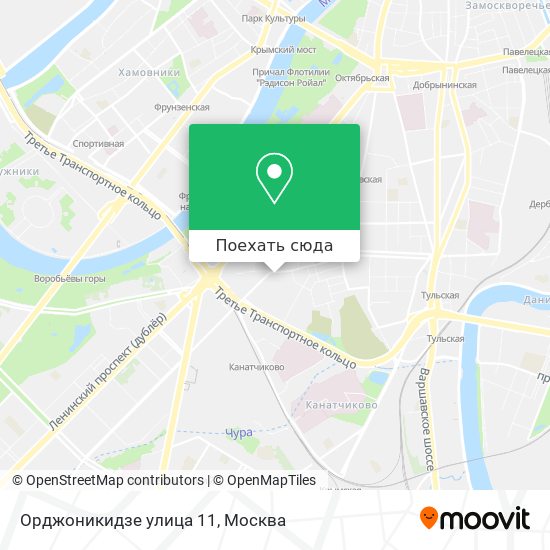 Карта Орджоникидзе улица 11