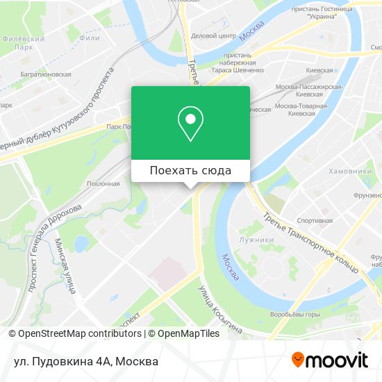Карта ул. Пудовкина 4А
