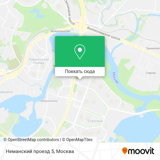 Карта Неманский проезд 5