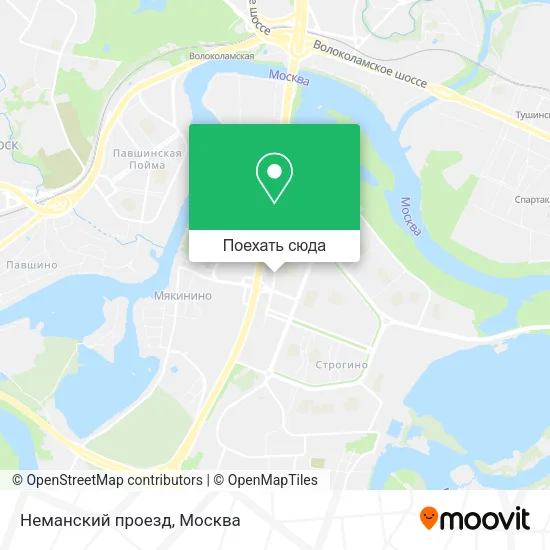 Карта Неманский проезд